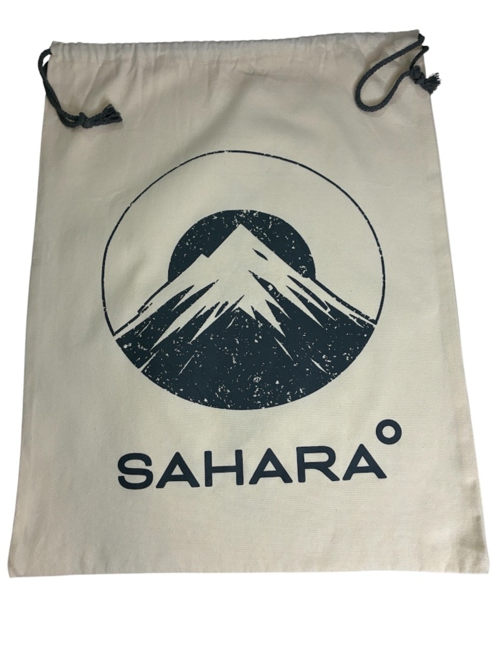 Sahara Canvas Travel Drawstring Bag Laundry Storage Shoe Protection Tidy Cream